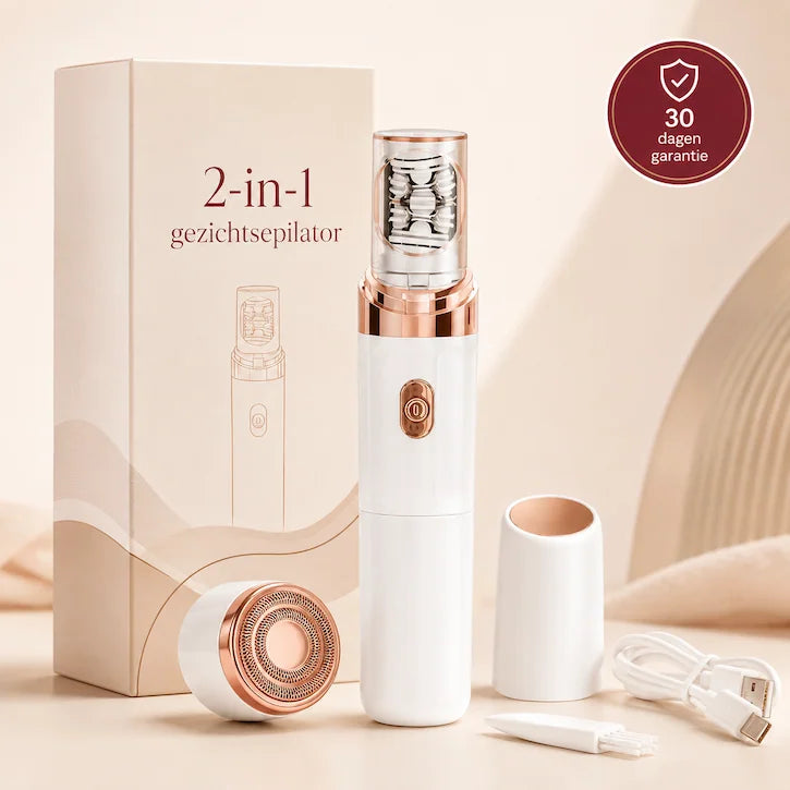 Svelora 2-in-1 Gezichtsepilator