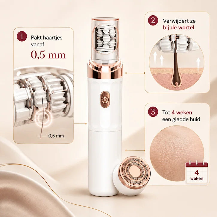 Svelora 2-in-1 Gezichtsepilator